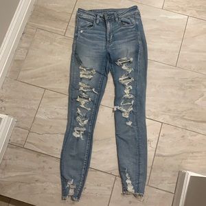 American Eagle Ripped Skinny Jeans